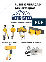 Manual de operação e manutenção de talhas e guinchos