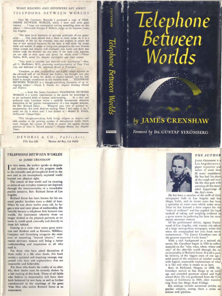 Telephonebetweenworlds1950 PDF | PDF | Consciousness