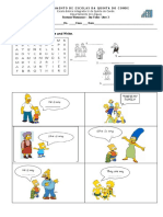 Revision Worksheet Unit 3 3º Ano PDF