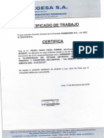 Certificado Pedro