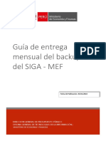 Guía de Entrega de Backups Del SIGA - Dirigido A OGTI