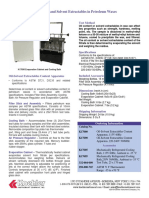 Oil-Solvent Extractables Content Technical Datasheet