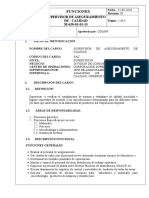 M-620-01!01!13 Supervisor de Aseguramiento de Calidad