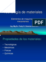 Tecnologia de Materiales