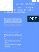 Revista Innovacion en Procesos Asistenciales en La Atencion Primaria de Salud Con Metodologia Lean Healthcare PDF