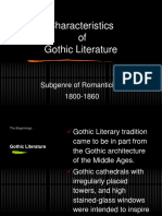 Gothicism Notes