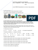 Trabalho Avaliativo 7° Ano 2° Bimestre