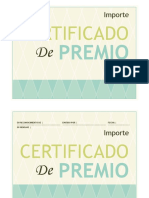 Certificado Modelo