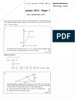 November 2014 P1 Mathematics CIE A Level 9709 Detailed Worked Solutions.