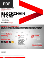 Blockchain in CMT - PoV