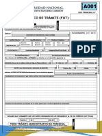 03-Fut A0010 Formulario Unico Tramite PDF