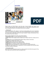 Tips Untuk Final Fantasy IX