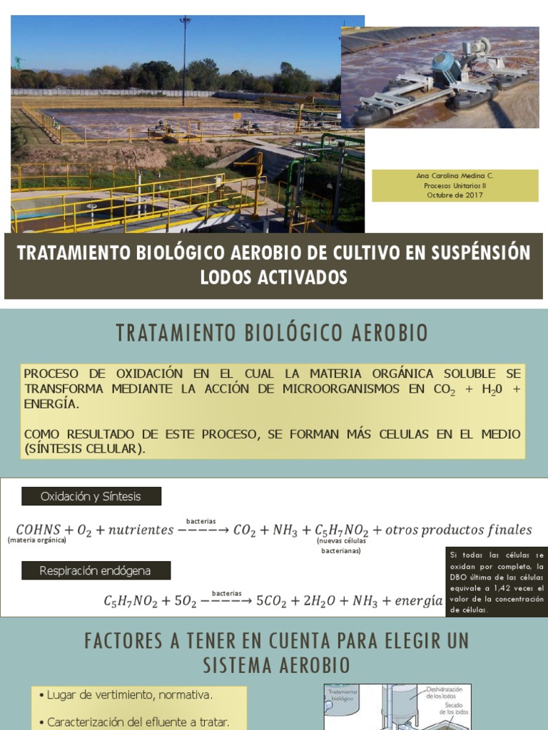 Tratamiento Biológico Aerobio Cultivo en Suspensión | PDF | Aguas ...