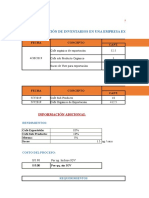 Método de valoración de inventarios PROMEDIO