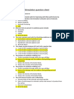 Stimulation question sheet and acidizing guide