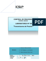 Laboratorio 09 Transmisores de Presión