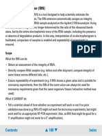 The RNA Integrity Number (RIN) : Index