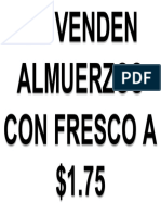 Se Vende Comida