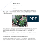 Elaboración de COMPOST Casero