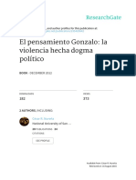 El Pensamiento Gonzalo La Violencia Hecho Dogma