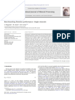 Benchmarking flotation performance Single minerals.pdf