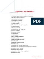 List of Online Trainings