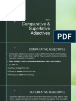 Comparative & Superlative Adjectives: Unit 4