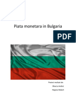 Piata Monetara in Bulgaria