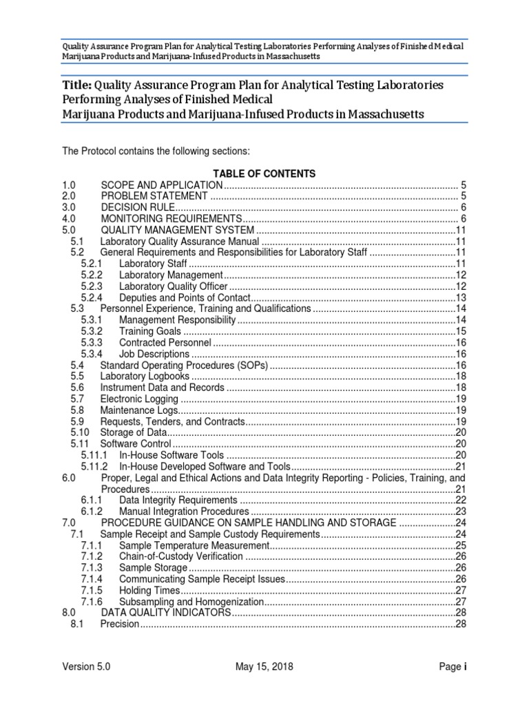 Quality Assurance Program Plan | PDF | Quality Assurance | Verification ...