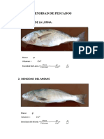 Densidad de Pescados 2018 - 1