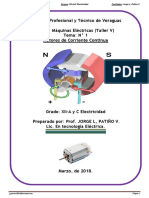 Módulo N°1 de Máquinas Eléctricas (Taller V) Motores de C.C-2018