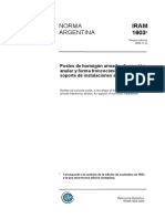 IRAM 1603 Postes de Hormigón Pretensado PDF