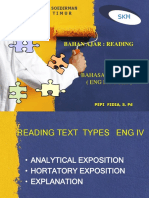 Bahan Ajar: Reading: Bahasa Inggris Iv (Eng Iv / 3 SKS)