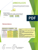 ACIDOS CARBOXILICOS PPT