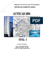 Autocad2004-Nivel I, Parte1 PDF