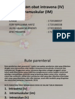 Rute pemberian obat parenteral