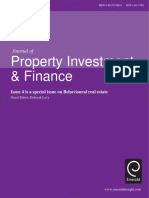 (Journal of Property Investment Finance.) Behavi (B-Ok - CC)