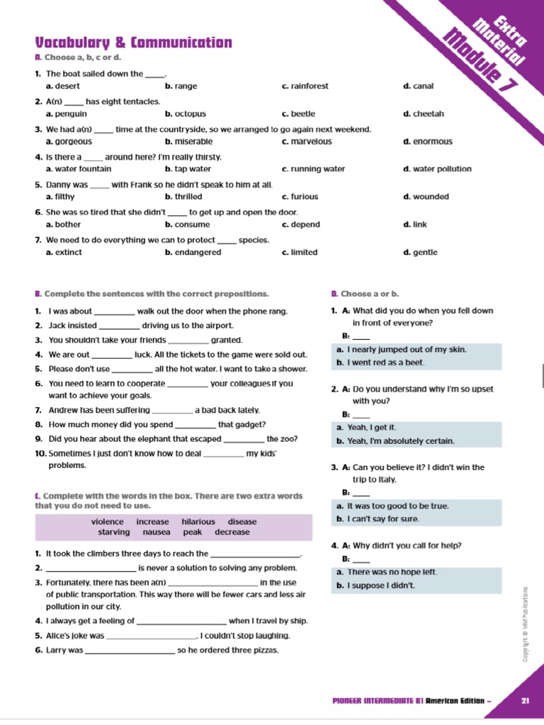 Extra Material Module 7 | PDF