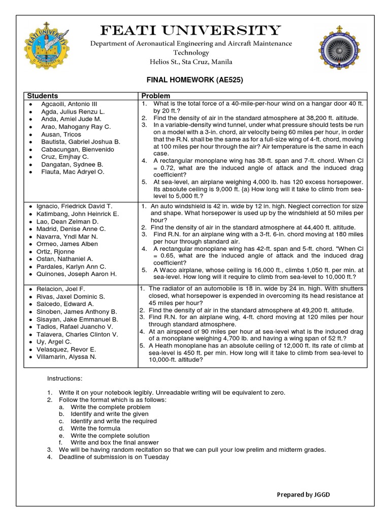 Induced Drag Calculation for Monoplane | PDF | Fluid Dynamics ...
