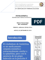 Fenilefrina propiedades farmacocineticas