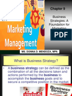 Business Strategies: A Foundation For Marketing Program Decisions