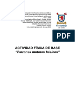 ACTIVIDAD FÍSICA DE BASE Informe