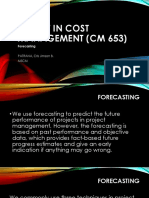 Report in Cost Management (CM 653)