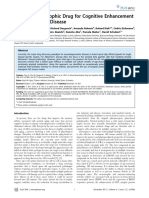 A Novel Neurotrophic Drug For Cognitive Enhancement and Alzheimer's Disease