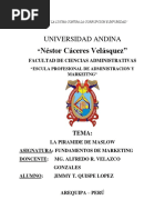 La Piramide de Maslow