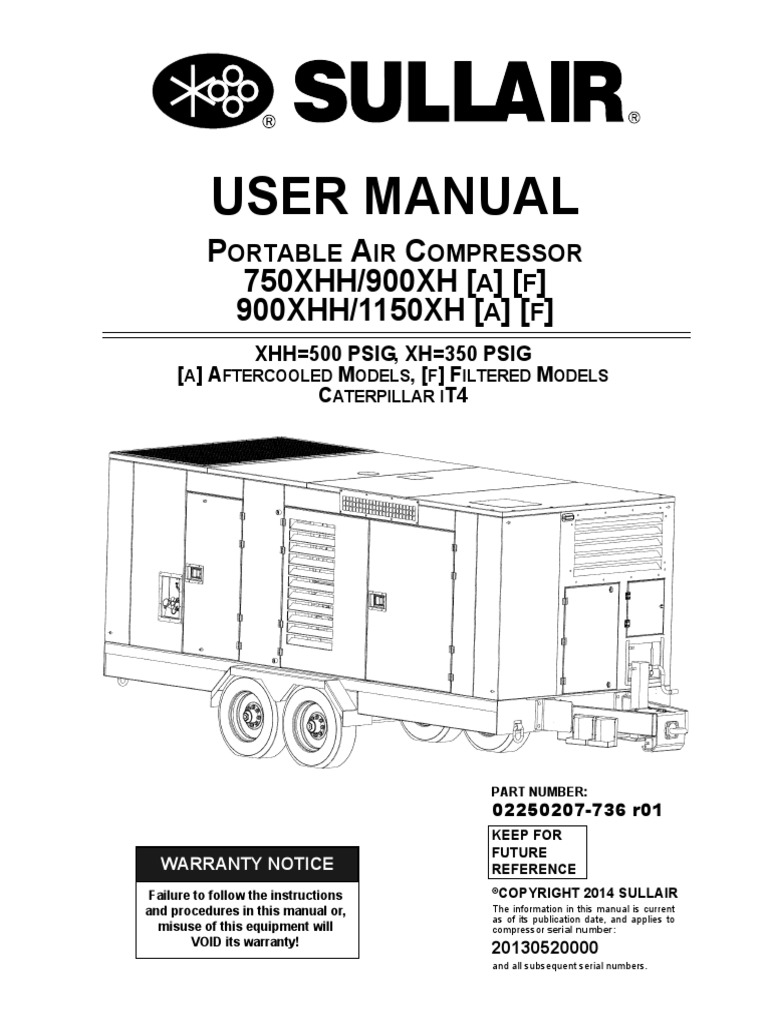 Sullair 900 1150 User Manual Exhaust Gas Valve