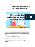 15 Herramientas TIC Perfectas para Preparar y Utilizar en Clase