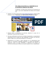 Procedimiento para Solicitar La Constancia de Antecedentes Penales en Línea PDF