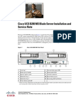 Cisco UCS B200 M3 Blade Server Installation and Service Note