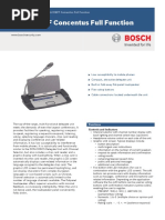 Communications Systems - DCN CONFF Concentus Full Function